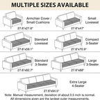 Fixwal Waterproof Flannel Dog Couch Cover, 27.6" x 47", Non-Slip Backing - Image 2
