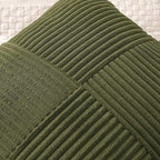MIULEE Olive Green Decorative Lumbar Throw Pillow Covers 12x20 Inch 2 Pack | - Image 2