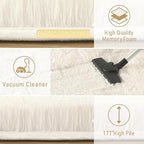 LOCHAS 2x8 Runner Rugs for Hallway, Fluffy Area Rugs for Bedroom, Cream | Ultra - Image 6