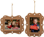 Wood Rectangle 2" x 3" Photo Ornaments - Pack of 100