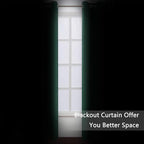 Dark Green Thermal Blackout Curtains/38 x 84 Inch/Set of 2 Panels Room - Image 3