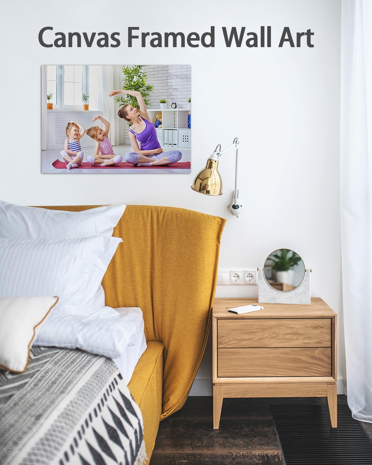 AbcCustomize Custom Canvas Wall Art with Your Photos, Perfect for Living Room, Bedroom, Farmhouse Decor, Personalized Gifts