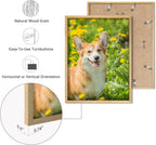 NWT Custom Framed Poster Prints with Your Any Photos, Personalized Canvas Pictures for Wall to Print Framed - 11"x14" Natural