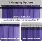 Chyhomenyc Sheer Curtains 63 Inch Length 2 Panels, Soft Airy, Rod Pocket - Image 2