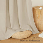 NICETOWN Flax Angora Linen Curtains - Image 2