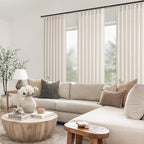 Topfinel Pinch Pleated Curtains 90 Inches Long 2 Panels Set, Birch Semi Sheer - Image 8