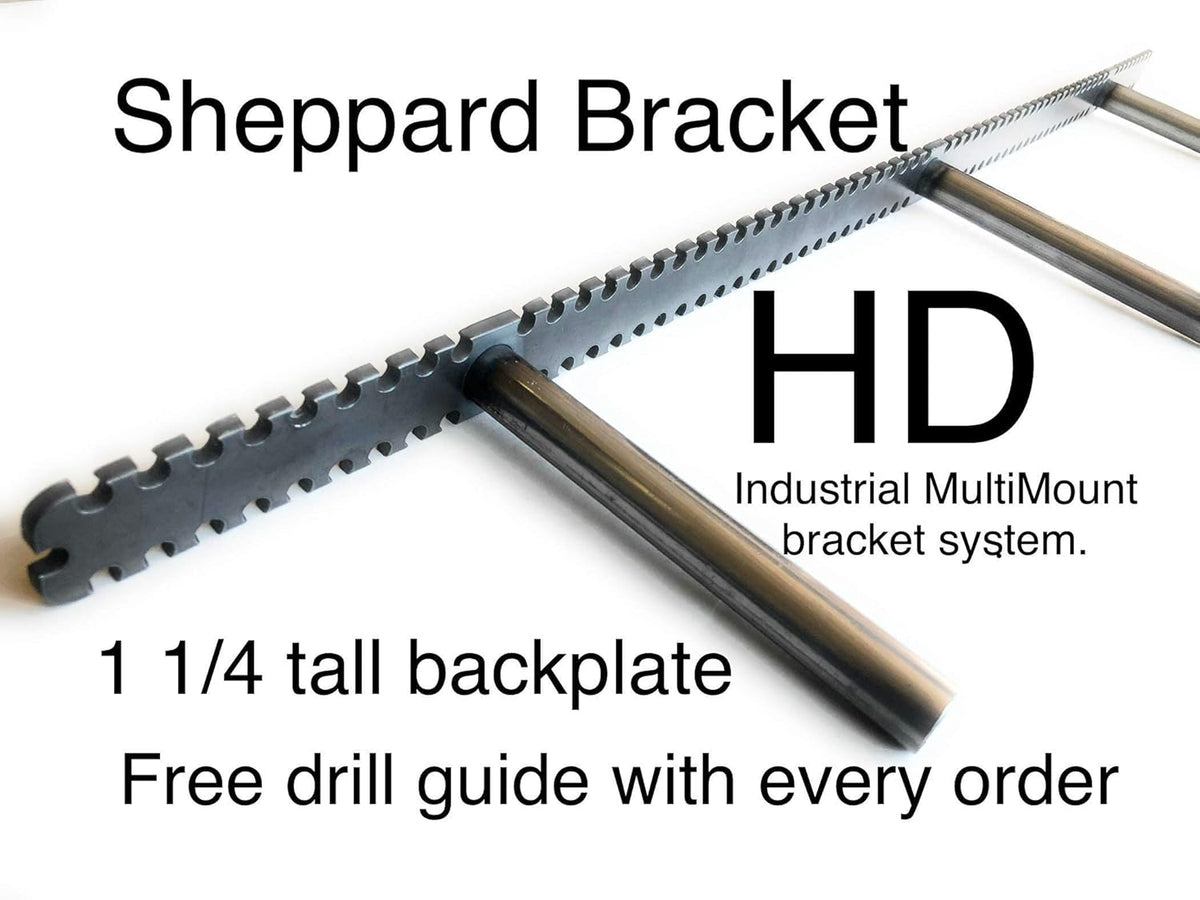 Floating Shelf Brackets - Sheppard Brackets - Easy Install - Heavy Duty (34 inch)
