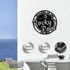 Custom Metal Pool Signs Outdoor - Personalized Funny Pool Rules, Rustic Wall Art for Pool Deck Decor, Outdoor Bar & Backyard Oasis Gift - MADE IN USA