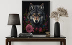 Vintage Wolf Poster Art Print, Halloween Scary Wall Art Academia Spooky Painting Decoration for Horror Prints, Gothic Posters Bedroom Decor 89 (Vintage Wolf, 8 x 10 inches, Unframed)