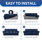 Stretch Couch Covers for Sofa, 3 Cushion Couch Slipcover, Elastic Bottom for - Image 6