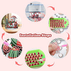 Diamond Art Kits for Adults, Christmas Snowman, Special Shaped Rhinestone Diamond Art Christmas Ornaments, Cute Snowman, DIY Diamond Art Painting Desktop Ornament Gem Art Crafts for Adults Home Decor