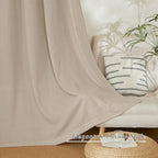 NICETOWN Rustic Linen 96 inch Long Curtains - Image 4