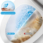 Toilet Bowl Cleaners Bottle Bathroom Toliet Bowl Cleaner with Fresh Ocean Scent Cute Dinosaur Shaped Toilet Tank Cleaner (Blue)