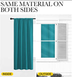 NICETOWN Living Room Curtains, Peacock Blue, 1 Pair, 70 x 84-inch, Home - Image 5