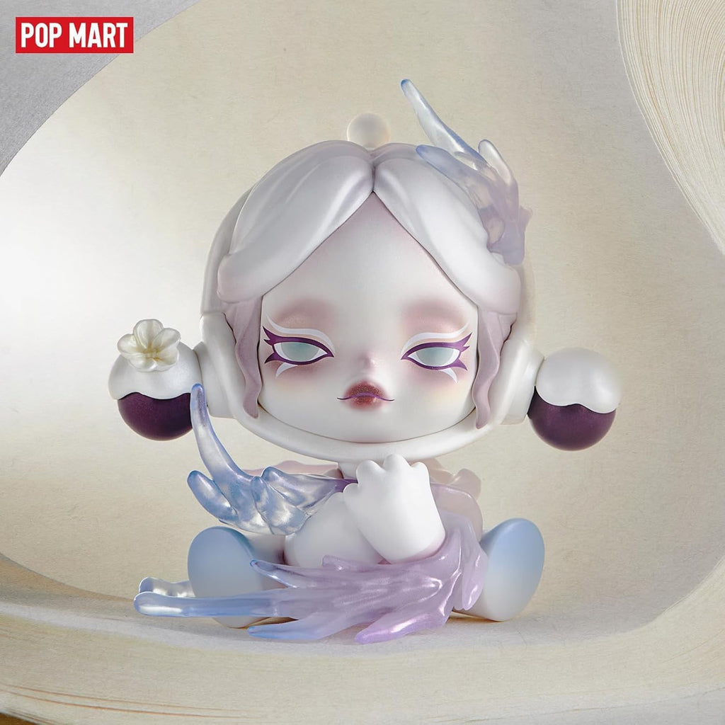 POP MART SKULLPANDA The Ink Plum Blossom Series Figures, SKULLPANDA Blind Box Figures, Random Design Action Figures Collectible Toys Home Decorations, Holiday Birthday Gifts, Single Box