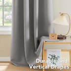 H.VERSAILTEX Three Pass Microfiber Blackout Thermal Insulated Grommet Panels - Image 8