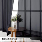 Simplebrand Black Valances 14 Inches Long - Image 3