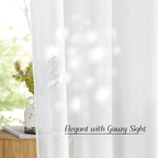 NICETOWN Sheer Curtains 90 inch Long - Image 5