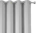 Blackout Curtains 52 x 108 inch/Light Grey Curtains Set of 2 Panels/Thermal - Image 7