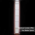 Blackout Curtains 66 x 95 inch/Pink Curtains Set of 2 Panels/Thermal Insulated - Image 3