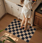 Lahome Checkered Easy Jute Front Door Mat, 2x3 Kitchen Outdoor Rug Washable | by Lahome