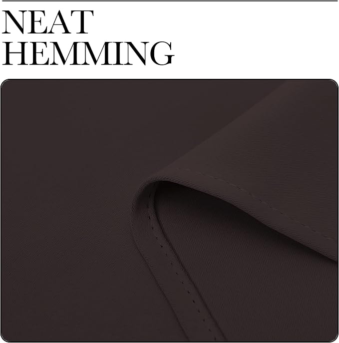NICETOWN RV Blackout Curtains for Camper Windows, Toffee Brown, Kitchen Curtains - Image 6