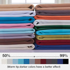 Yakamok Room Darkening Curtains 52x90 inch Length Lilac-Living Room | 2 panels - Image 5