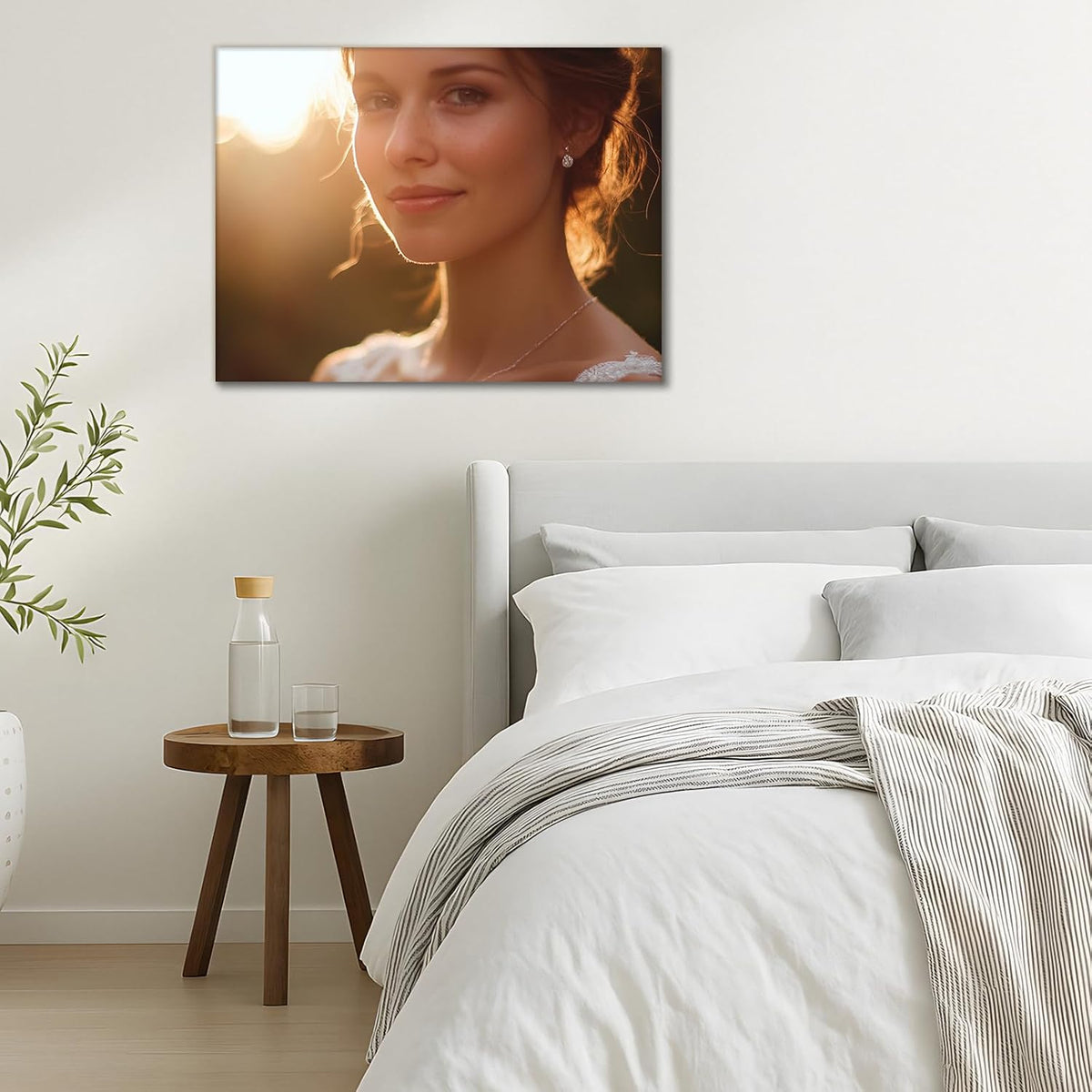 Personalized Canvas Pictures Custom Poster Print Canvas Wall Art Personalized Pictures for Living Room Custom Photo Print 12x18in