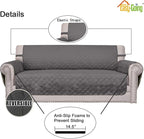 Easy-Going Reversible Couch Cover, Small Chair, Water Resistant Furniture Mat - Image 3