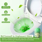 Toilet Bowl Cleaner-Cute Dinosaur-Shaped Toilet Bowl Cleaner Bottle Automatic Bathroom Toilet Tank Cleaner Easy-To-Use Septic Safe Toilet Cleaner in Bottle with Jasmine Scent (1, green)
