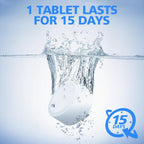USKICH Toilet Bowl Cleaner Tablets 20 PACK, Bathroom Automatic Toilet Tank Cleaners with Bleach, Slow-Releasing Household Toilet Cleaners for Deodorizing, Descaling, against Tough Stains