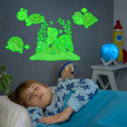 Glow in The Dark Sea Turtle Stickers, 31 PCS Glowing Luminous Ocean Turtles Wall Decals Turtle Ceiling Stickers for Kids Boys Girls Bedroom Nursery Playroom Party Room Decor