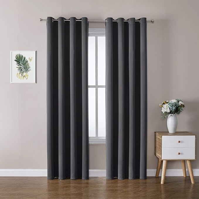 ChrisDowa Blackout Curtains for Bedroom and Living Room 108 Inches Long | 2 by ChrisDowa