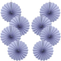 Purple Birthday Decorations,DIY Purple Paper Fans Hanging Decoration ,Party Decorations for Adults 12in,Little Mermaid Party Decor,Baby Shower Decorations 30 Color DIY Set (Light Purple)