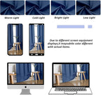 Simplebrand Ava Royal Blue Blackout Curtains - Image 9
