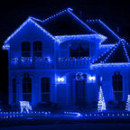 XTF2015 105ft 300 LED Christmas String Lights, End to End Plug 8 Modes Christmas Lights UL Certified Outdoor Indoor Fairy Light Christmas Tree, Patio, Garden, Party, Wedding, Holiday (Blue)