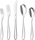 Silverware Set for 6 | 18/10 Stainless Steel Flatware Set | Mirror Finish, Heavy-Duty, Dishwasher Safe, Elegant & Durable, Built to Last (30-Piece, Marettimo)