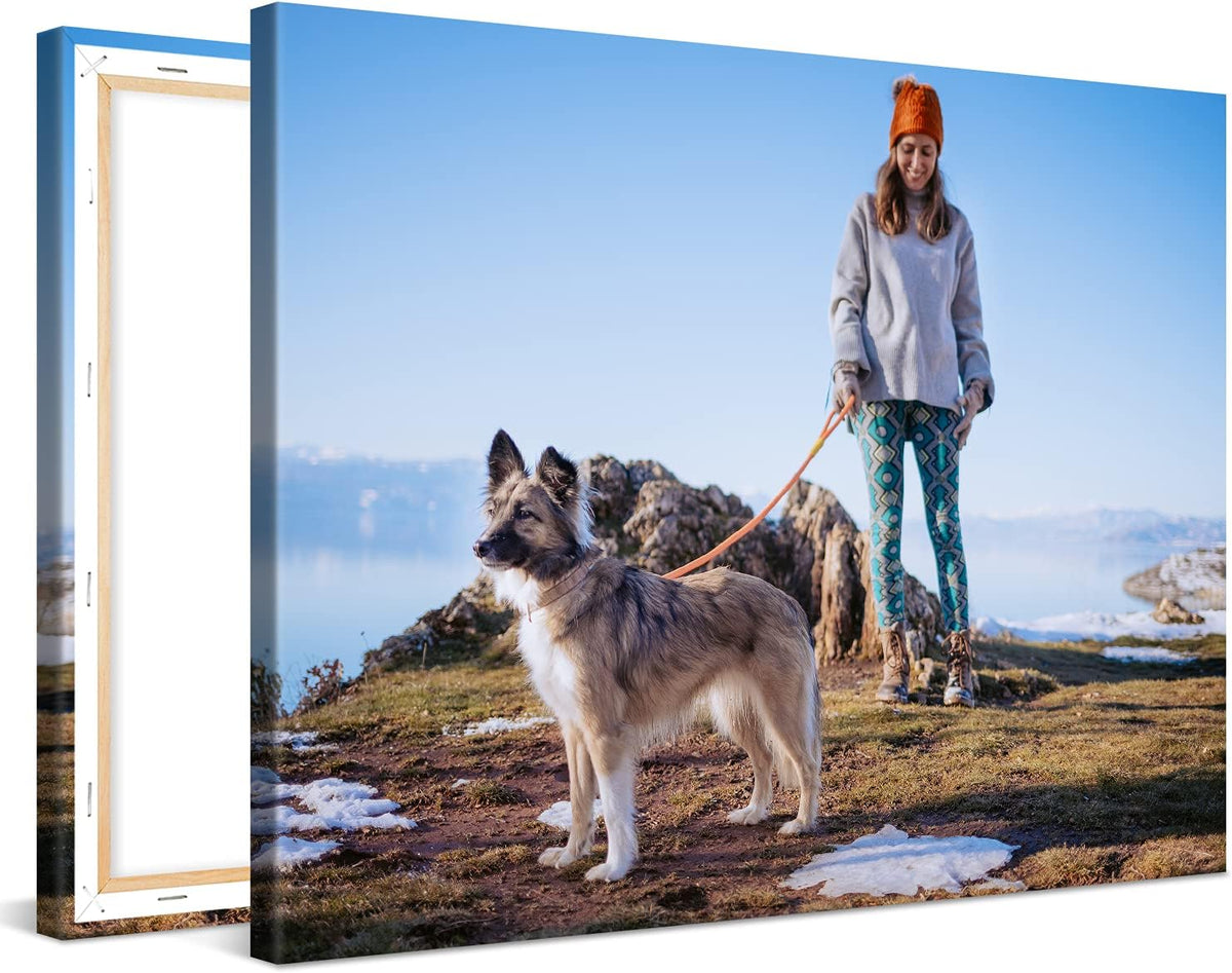 Photo.Gifts - Personalized Custom Canvas Prints 30 x 24 inch - Customize with Your Picture & Text - Large Canvas Wall Art for Bedroom, Living Room, Christmas - Personalized Photo Gifts
