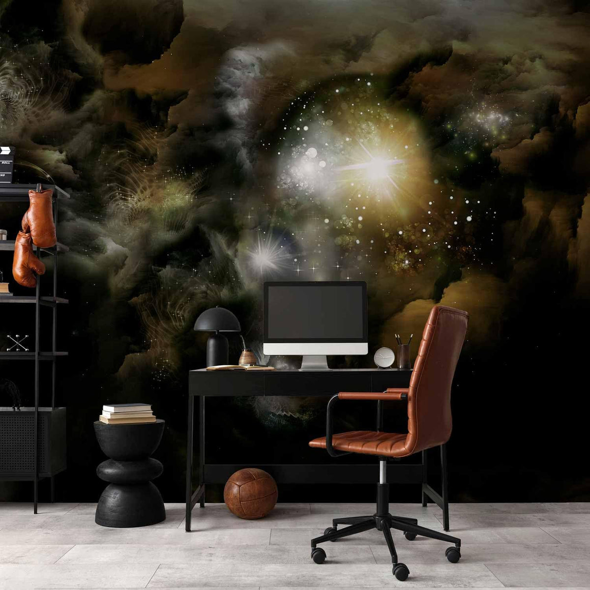 artgeist Wall Mural Cosmos Galaxy 135x101 in - Peel and Stick Self-Adhesive Wallpaper Removable Large Sticker Foil Wall Decor Print Picture Image Design n-A-0027-a-b