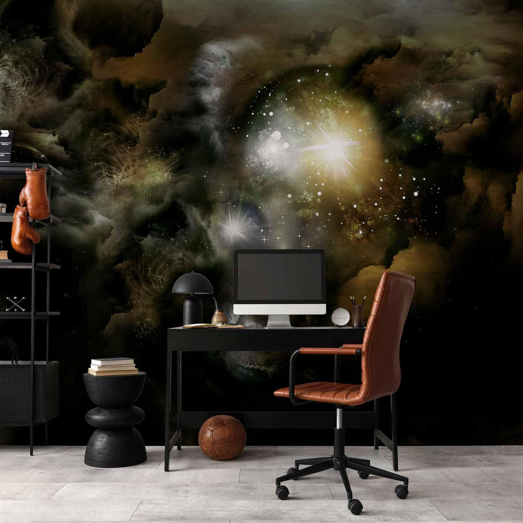artgeist Premium Wall Mural Cosmos Galaxy 138x101 in - XXL Non-Woven Wallpaper Fleece Wall Decor Photo Print Picture Image Design Home n-A-0027-a-b