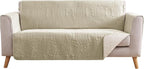 Camel Loveseat Covers for 2 Cushion Couch, Water-Repellent Covers for Love Seat by Pamhaven