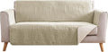 Camel Loveseat Covers 2 Cushion Couch, Water-Repellent Sofa Cover by Pamhaven