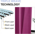 Simplebrand Ava Hot Pink Blackout Curtains - Image 5