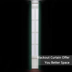 Blackout Curtains 52 x 45 inch/Green Curtains Set of 2 Panels/Thermal Insulated - Image 3