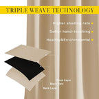 NICETOWN 80 inch Curtains Privacy - Image 4