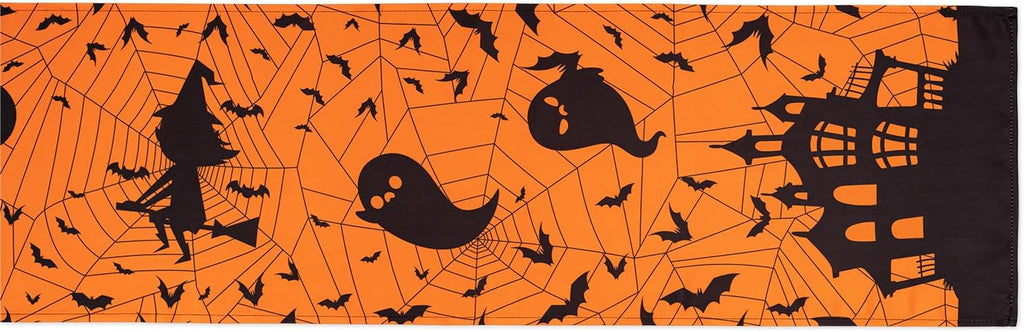 YiHomer Halloween Silhouettes Tabletop for Halloween Decorations, Dinner Parties and Scary Movie Nights, Horror Night, Table Runner, 14 x 72
