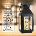 Memorial Lantern, Sympathy Gifts for Loss of Mom/Dad/Loved One, Bereavement Gifts, in Memory of Loved One Gifts, Remembrance Gifts for Loss, Celebration of Life, Memorial Gifts, Funeral Gifts