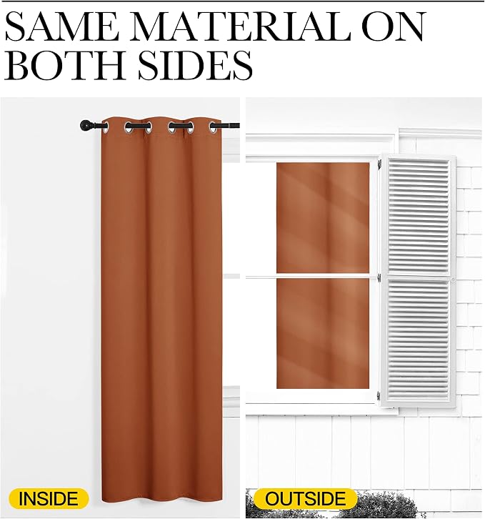 NICETOWN Window Curtains Blackout Drapes, Thermal Insulated Christmas - Image 6