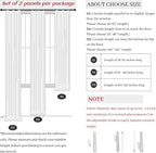 Pinch Pleated Dark Brown Semi Sheer Curtains 84 Inches Long - Image 8