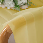 Chyhomenyc Mustard Yellow Sheer Valances - Image 5